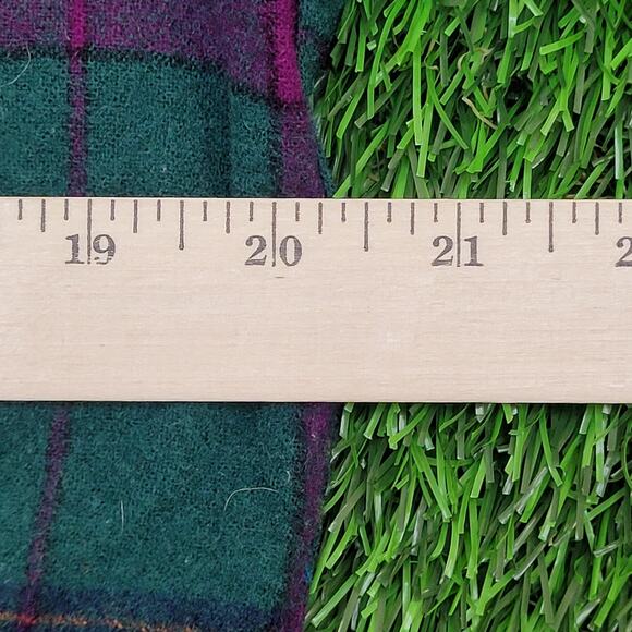 Vintage LOBO Flannel Plaid Shirt Medium 20x26 Pendleton Wool - Picture 6 of 9